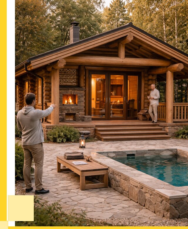 Проекты бань и хамам в Алексеевке от 25310 р. | ЭриданЛкв