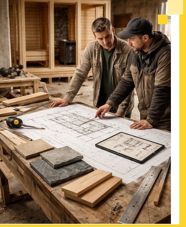 Проекты бань под ключ и планы строительства в Алексеевке