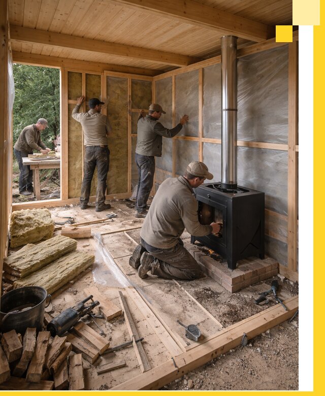 Профессиональный монтаж бань под ключ в Алексеевке для дома