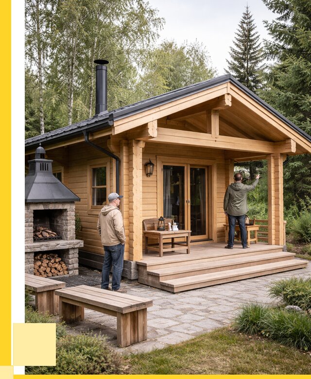 Деревянные бани под ключ в Алексеевке от 455580 р. | ЭриданЛкв