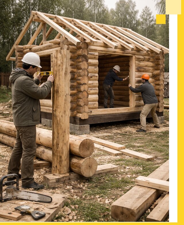 Строительство бань для дачи под ключ в Алексеевке с доставкой и монтажом