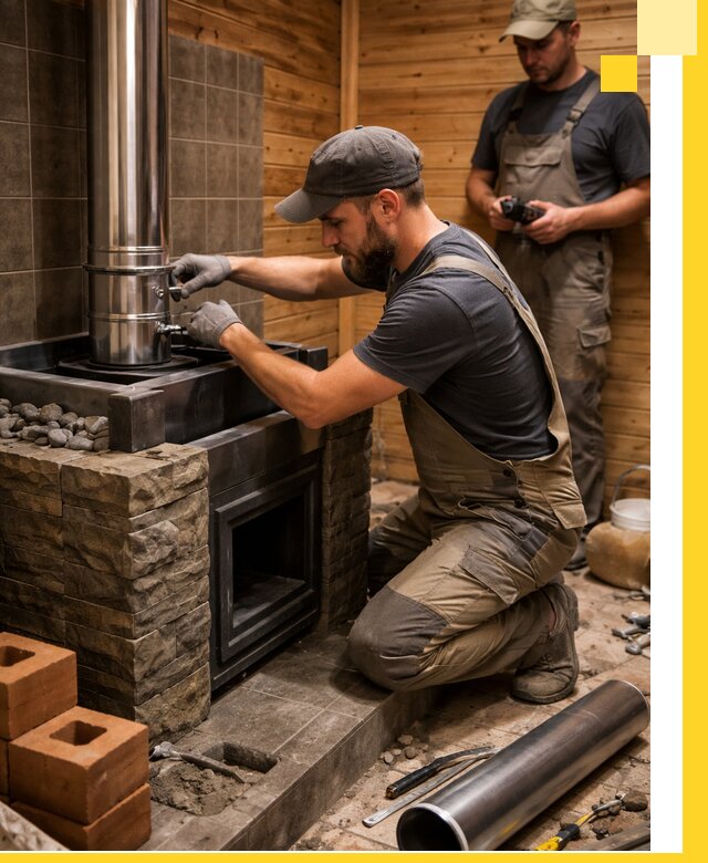 Изготовление и установка банных печей под ключ в Алексеевке