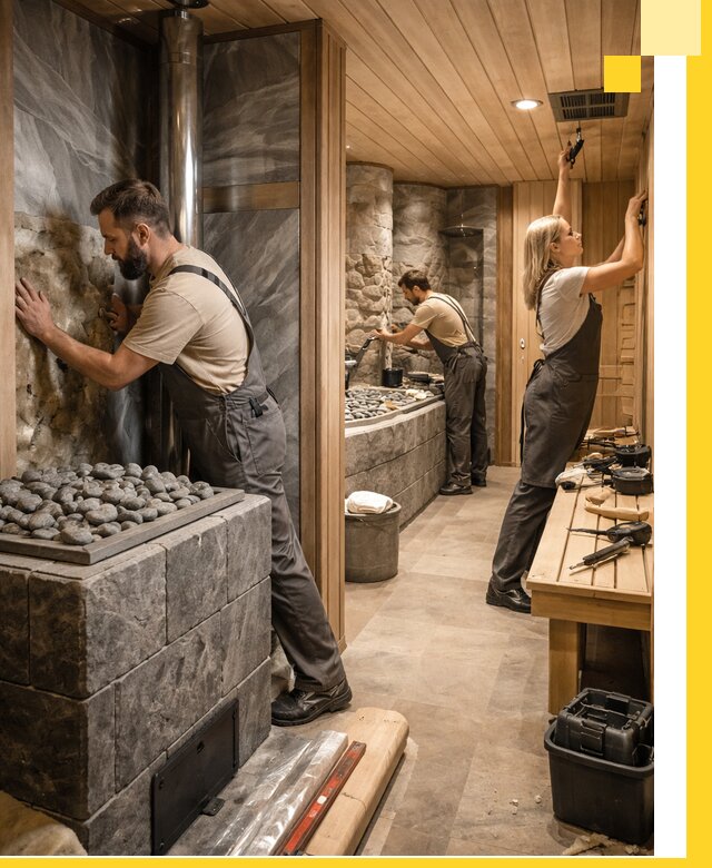 Строительство бань и SPA процедур в Алексеевке под ключ и отделкой