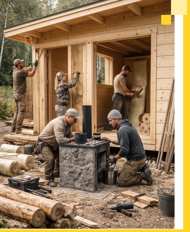 Купить баню под ключ в Алексеевке строительство монтаж отделка