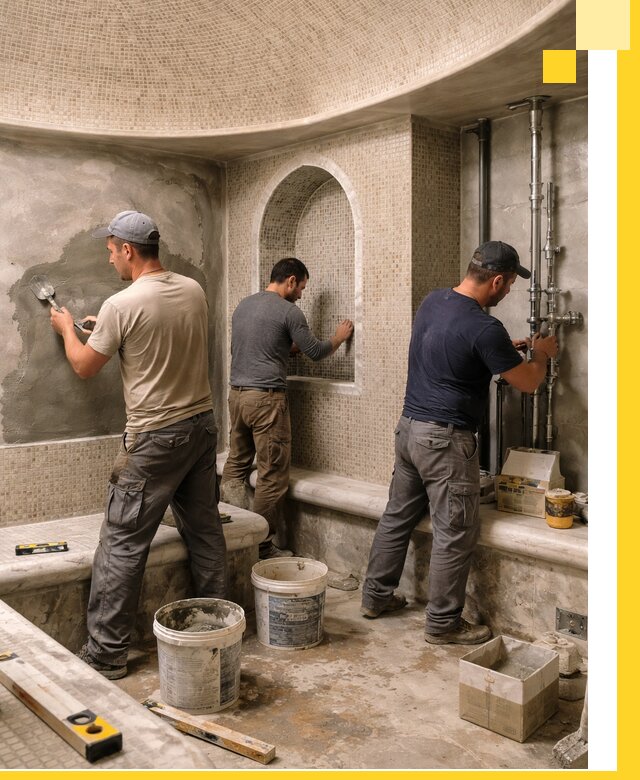 Профессиональный монтаж хамамов под ключ в Алексеевке с гарантией