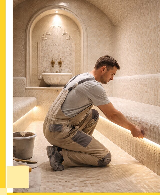 Отделка хамамов под ключ в Алексеевке от 5568 р. | ЭриданЛкв