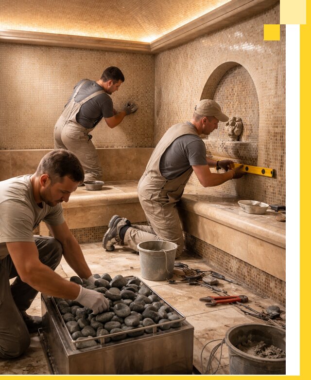 Проектирование и строительство хамама и сауны в Алексеевке