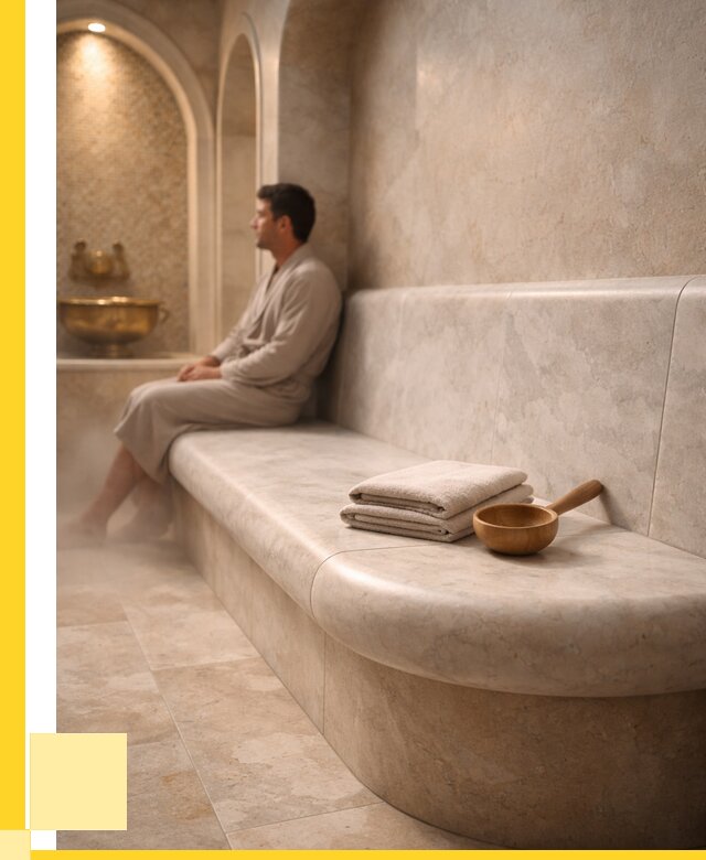 Сиденья для хамама в Алексеевке под ключ от 12149 р. | ЭриданЛкв