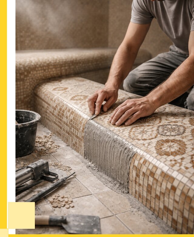 Плитка для хамама под ключ в Алексеевке от 3543 р. | ЭриданЛкв